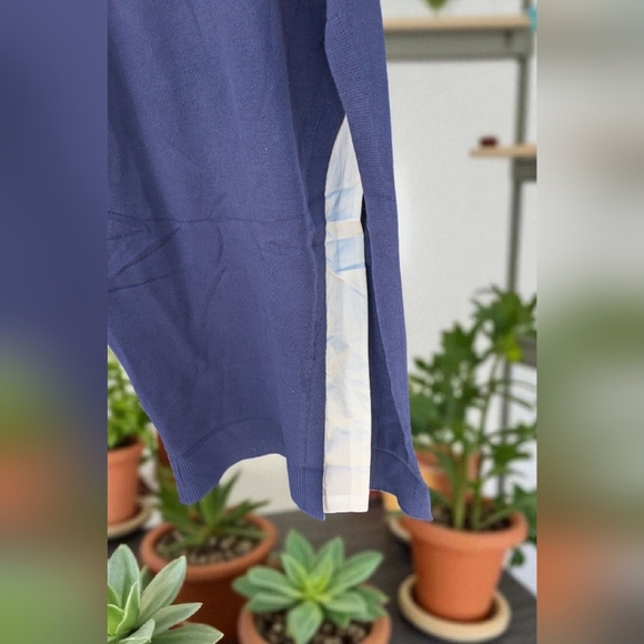 Fashion Nova Aylene Sweater Midi Dress - Navy Size 1X (New) - Picture 12 of 14